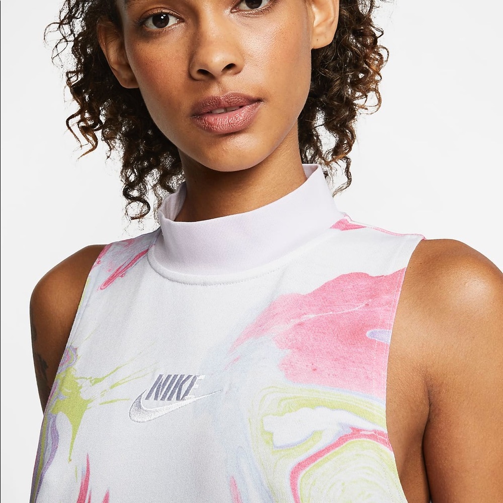 NWT NIKE Women's Jersey Tie Dye Jumpsuit - Picture 4 of 15